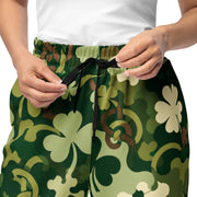 Celtic Shamrock Heritage CAMO Unisex Wide-Leg Joggers