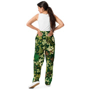 Celtic Shamrock Heritage CAMO Unisex Wide-Leg Joggers