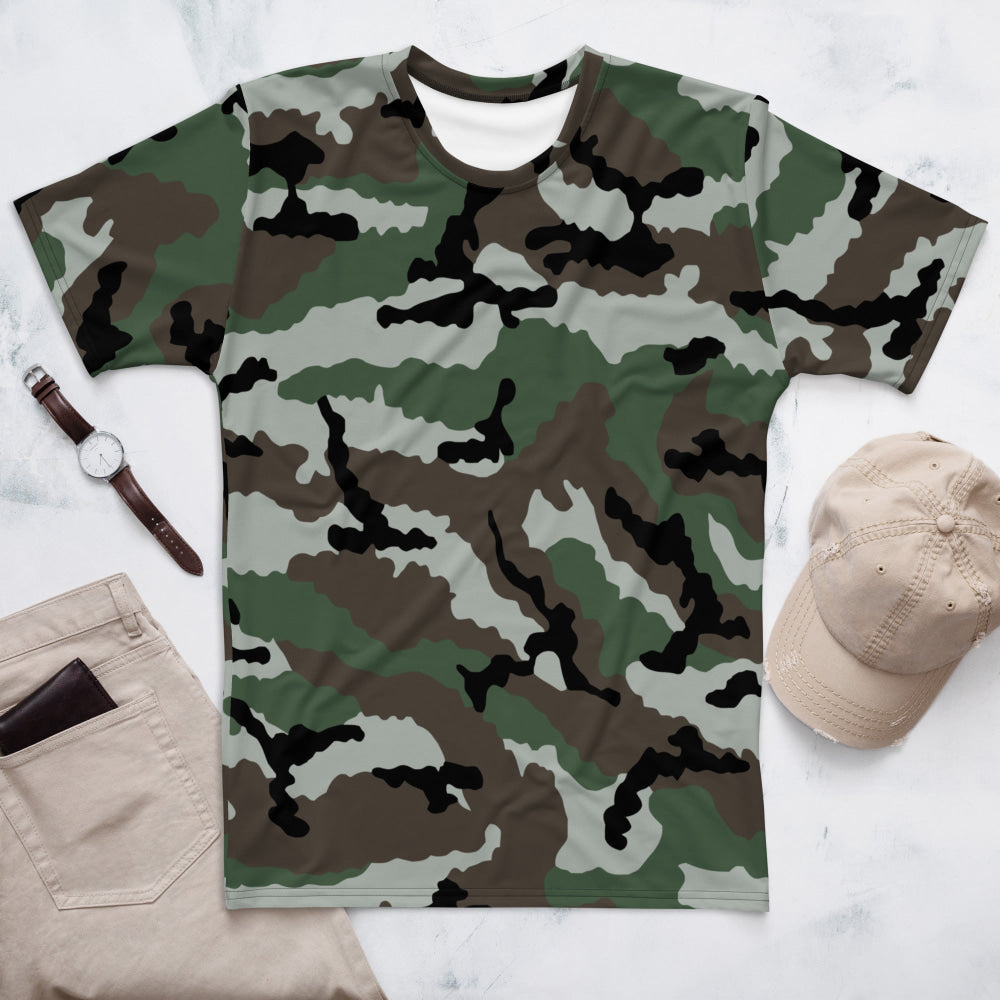 Central African Republic French CE CAMO Men’s t-shirt - XS - Mens T-Shirt