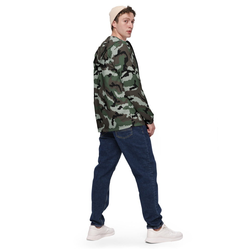 Central African Republic French CE CAMO Men’s windbreaker - Mens Windbreaker