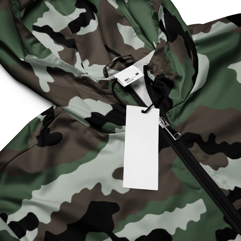 Central African Republic French CE CAMO Men’s windbreaker - Mens Windbreaker