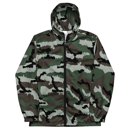 Central African Republic French CE CAMO Men’s windbreaker - Mens Windbreaker