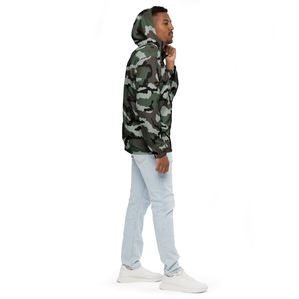 Central African Republic French CE CAMO Men’s windbreaker - Mens Windbreaker