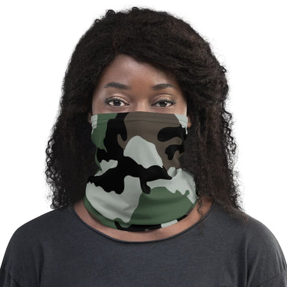 Central African Republic French CE CAMO Neck Gaiter