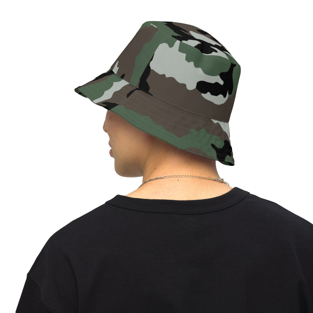 Central African Republic French CE CAMO Reversible bucket hat - Bucket Hat