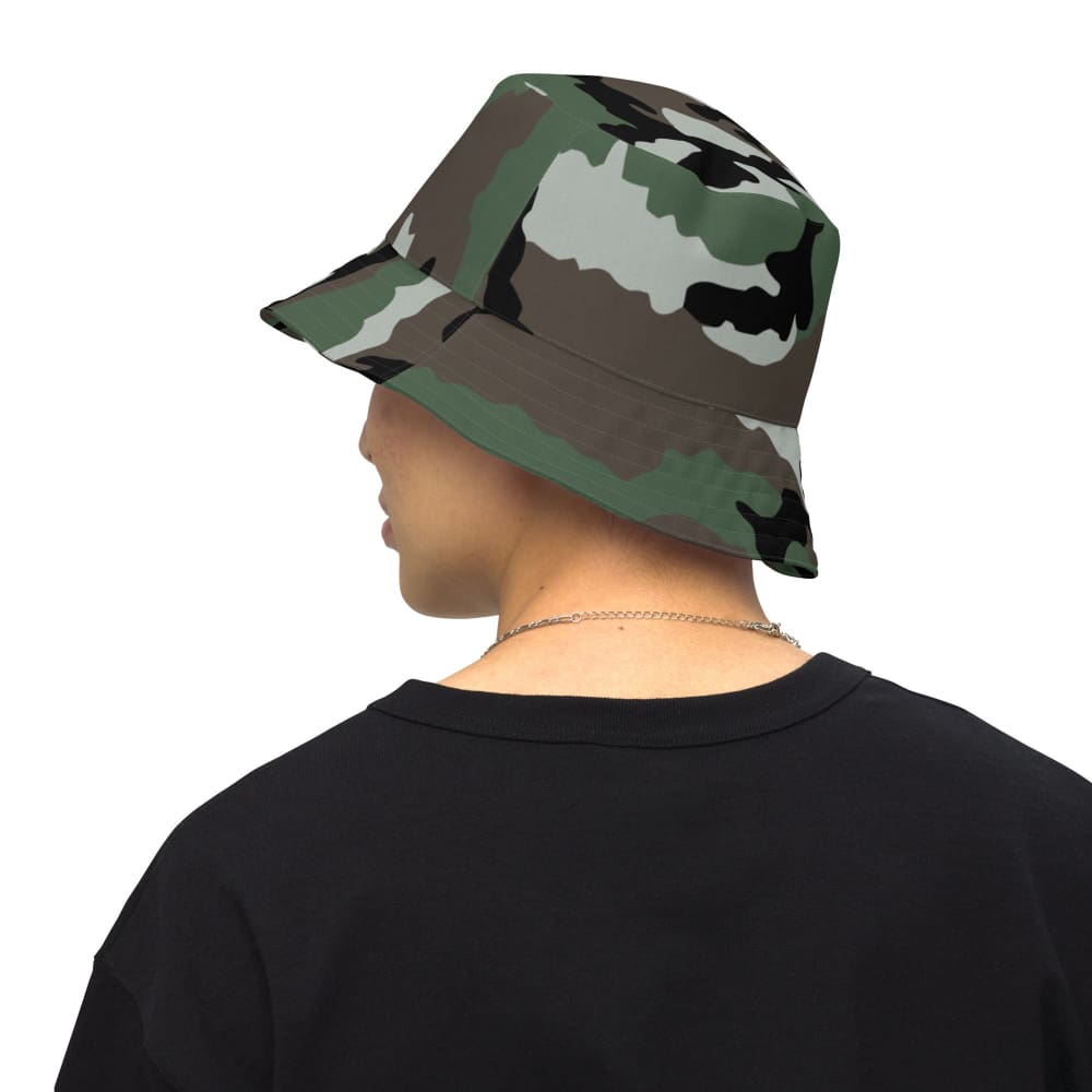 Central African Republic French CE CAMO Reversible bucket hat - S/M