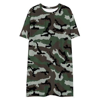 Central African Republic French CE CAMO T-shirt dress - Womens T-Shirt Dress