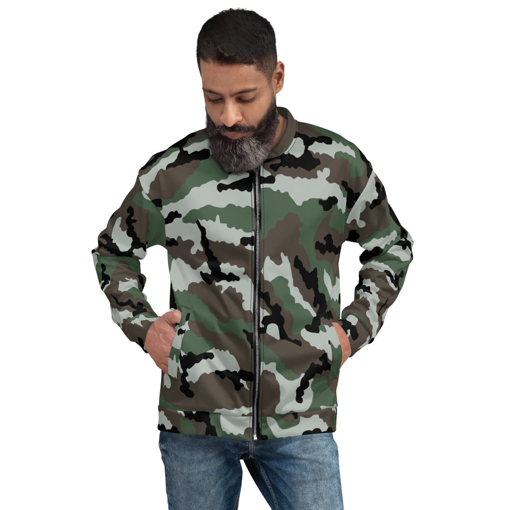 Central African Republic French CE CAMO Unisex Bomber Jacket