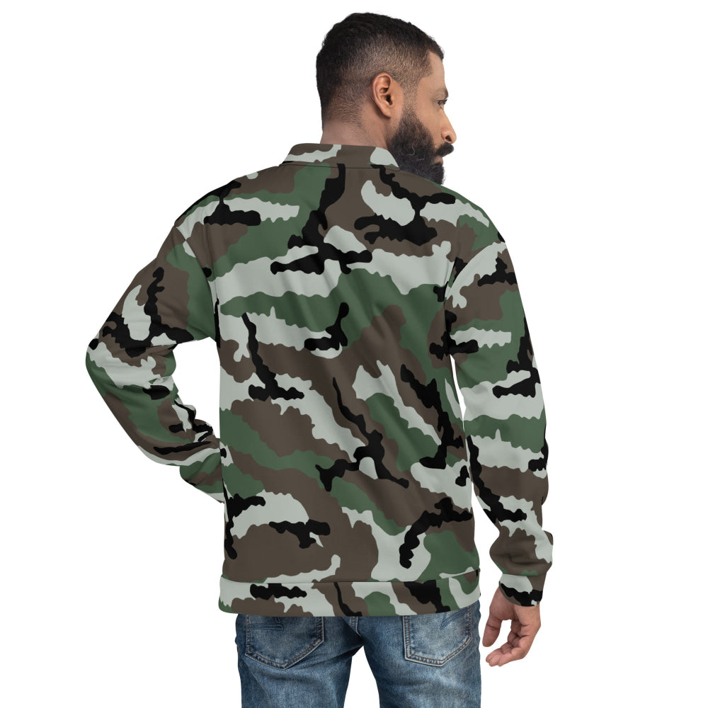 Central African Republic French CE CAMO Unisex Bomber Jacket