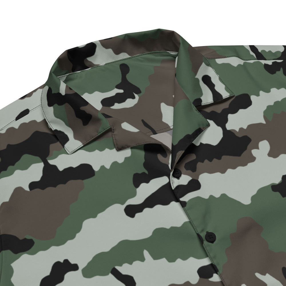 Central African Republic French CE CAMO Unisex button shirt - Button Shirt