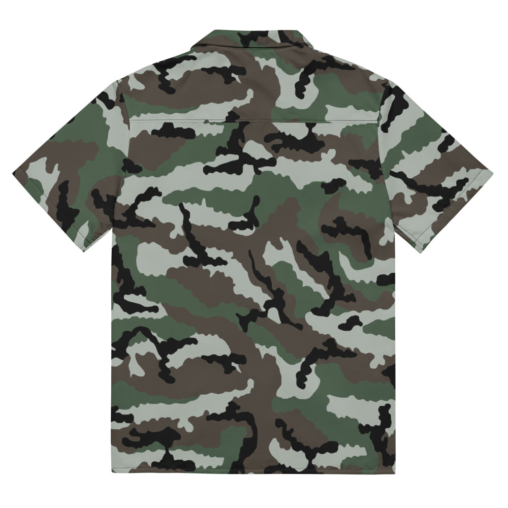 Central African Republic French CE CAMO Unisex button shirt - Button Shirt