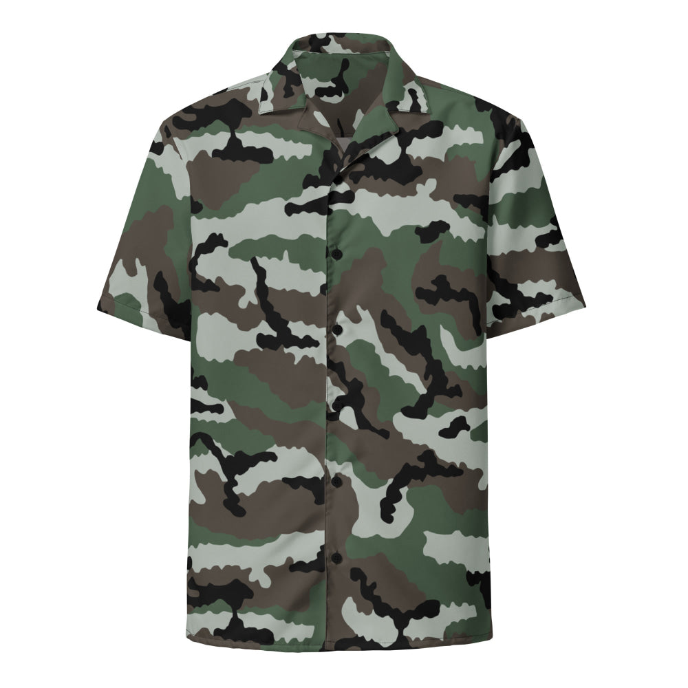 Central African Republic French CE CAMO Unisex button shirt - Button Shirt