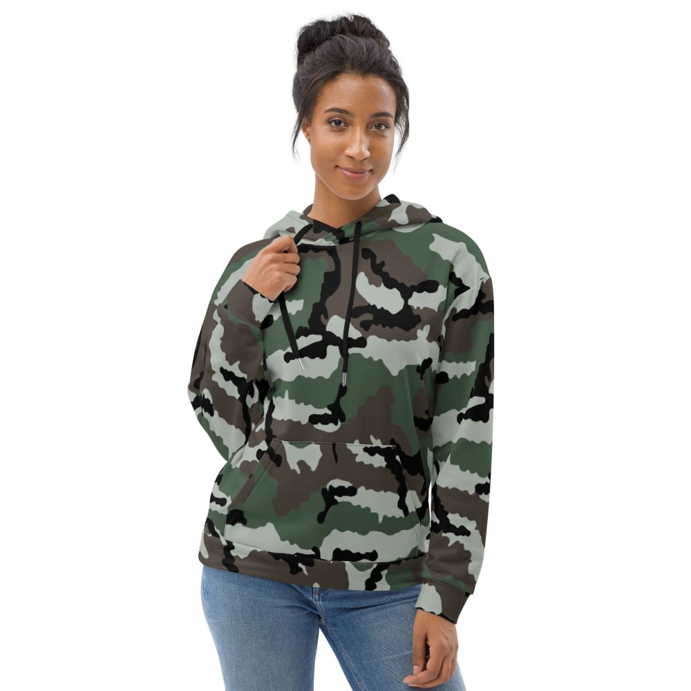 Central African Republic French CE CAMO Unisex Hoodie