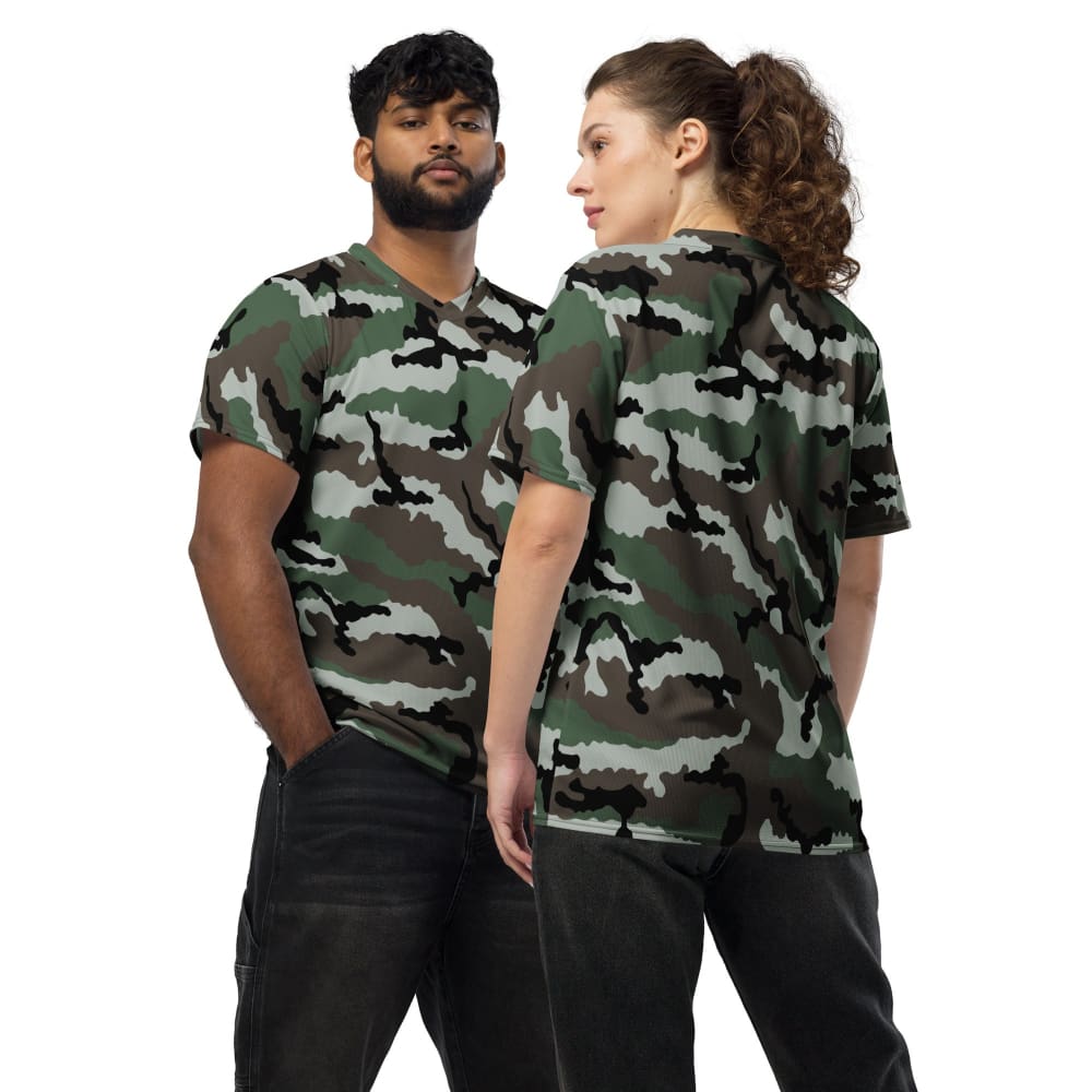 Central African Republic French CE CAMO unisex sports jersey - 2XS