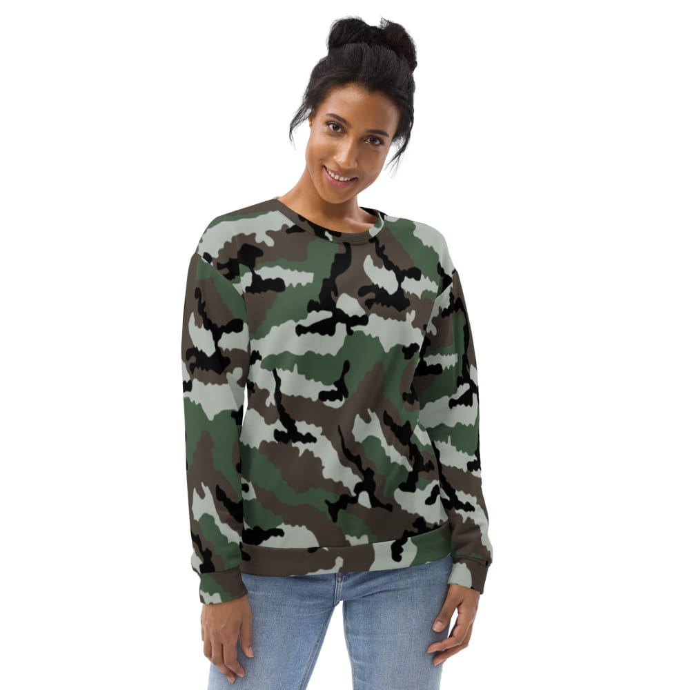 Central African Republic French CE CAMO Unisex Sweatshirt