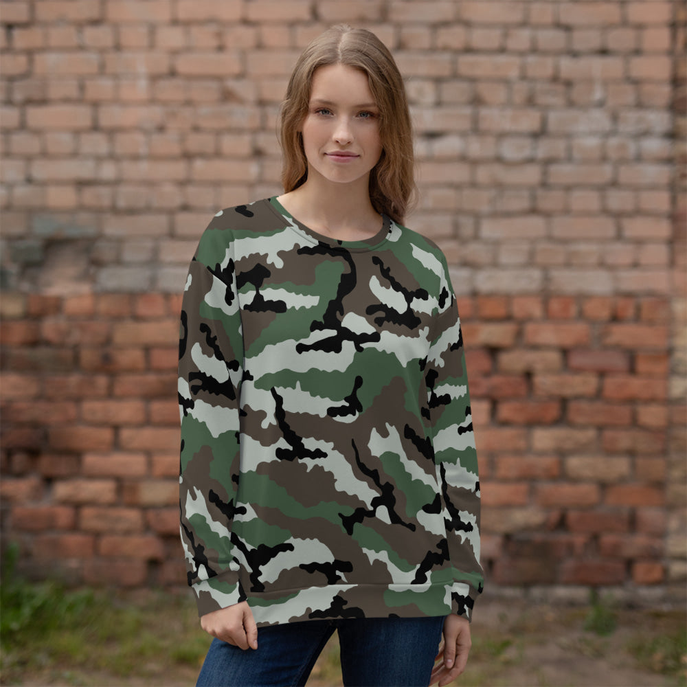 Central African Republic French CE CAMO Unisex Sweatshirt