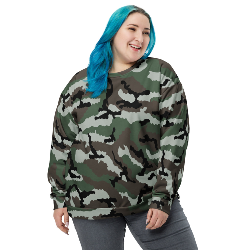 Central African Republic French CE CAMO Unisex Sweatshirt