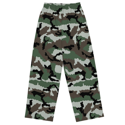 Central African Republic French CE CAMO unisex wide-leg pants - Unisex Wide-Leg Pants