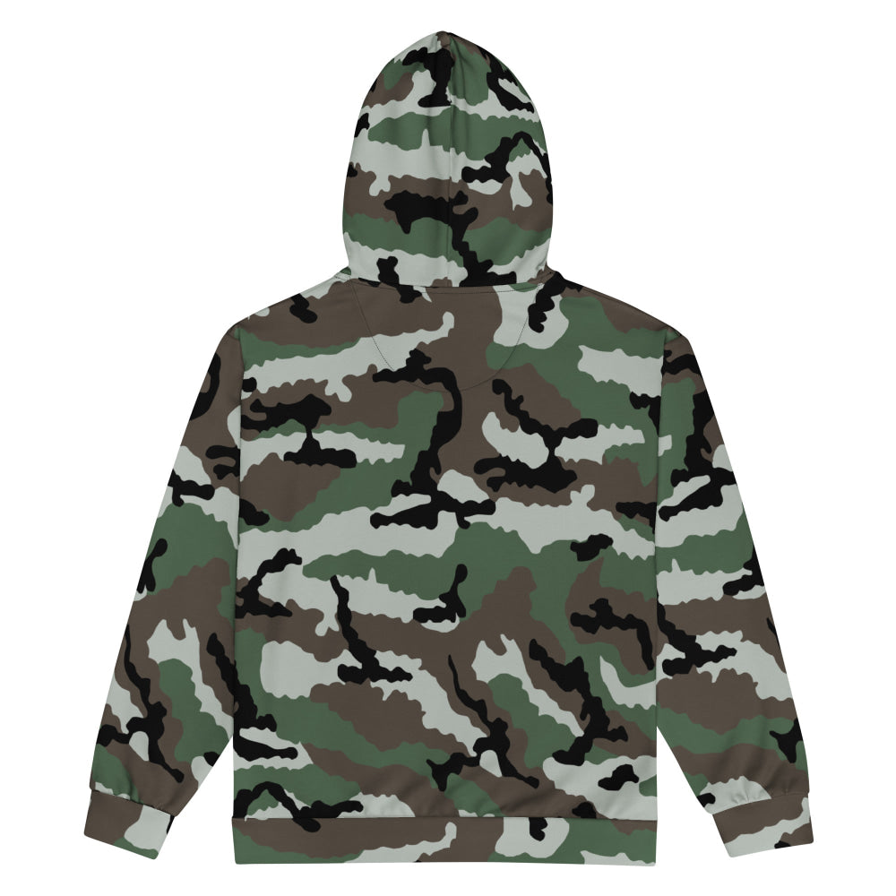 Central African Republic French CE CAMO Unisex zip hoodie - Zip Hoodie