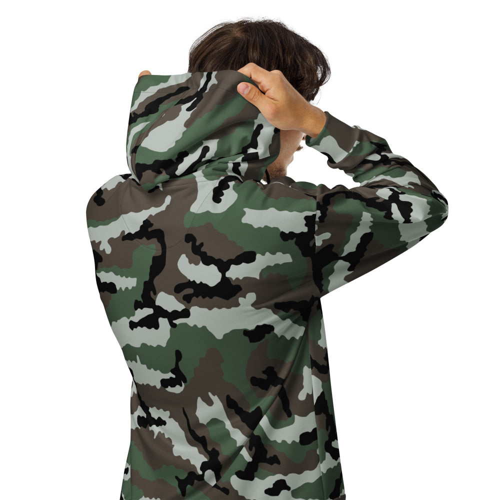 Central African Republic French CE CAMO Unisex zip hoodie - Zip Hoodie