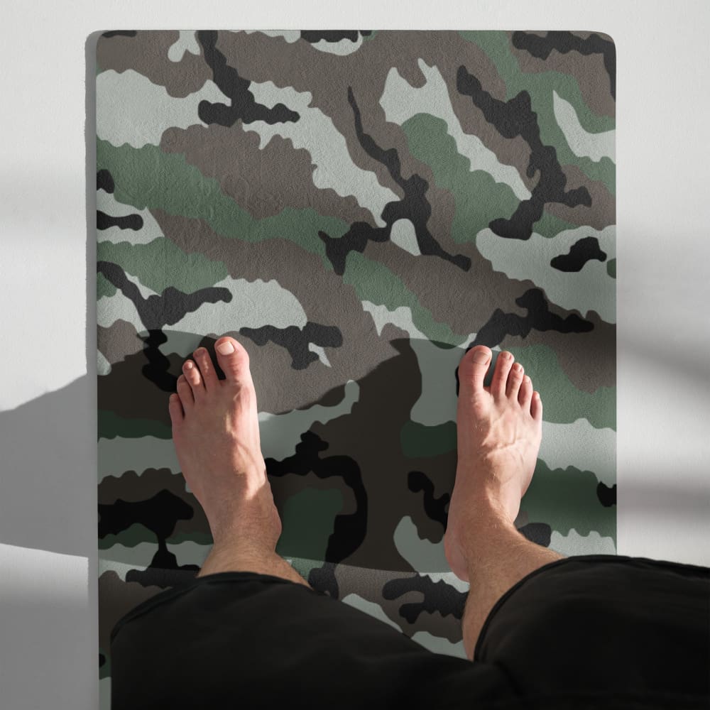 Central African Republic French CE CAMO Yoga mat