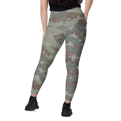 Chinese Chingchong Xingkong Starry Sky Woodland CAMO Leggings with pockets - Womens With Pockets