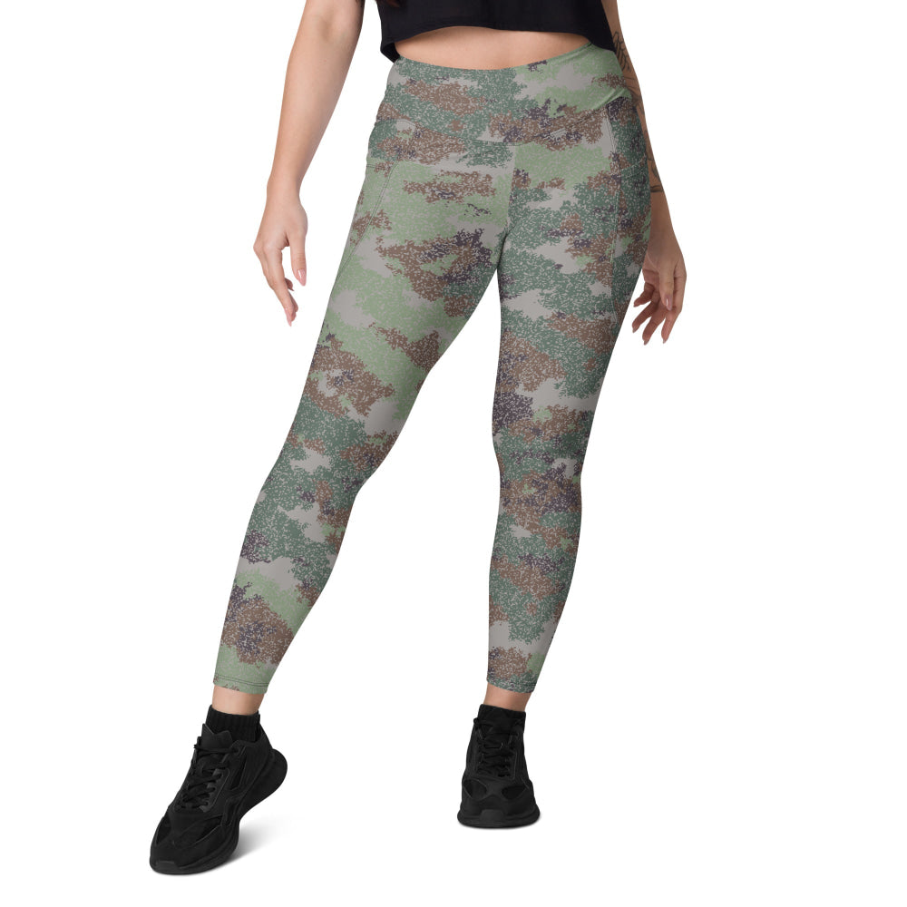 Chinese Chingchong Xingkong Starry Sky Woodland CAMO Leggings with pockets - Womens With Pockets