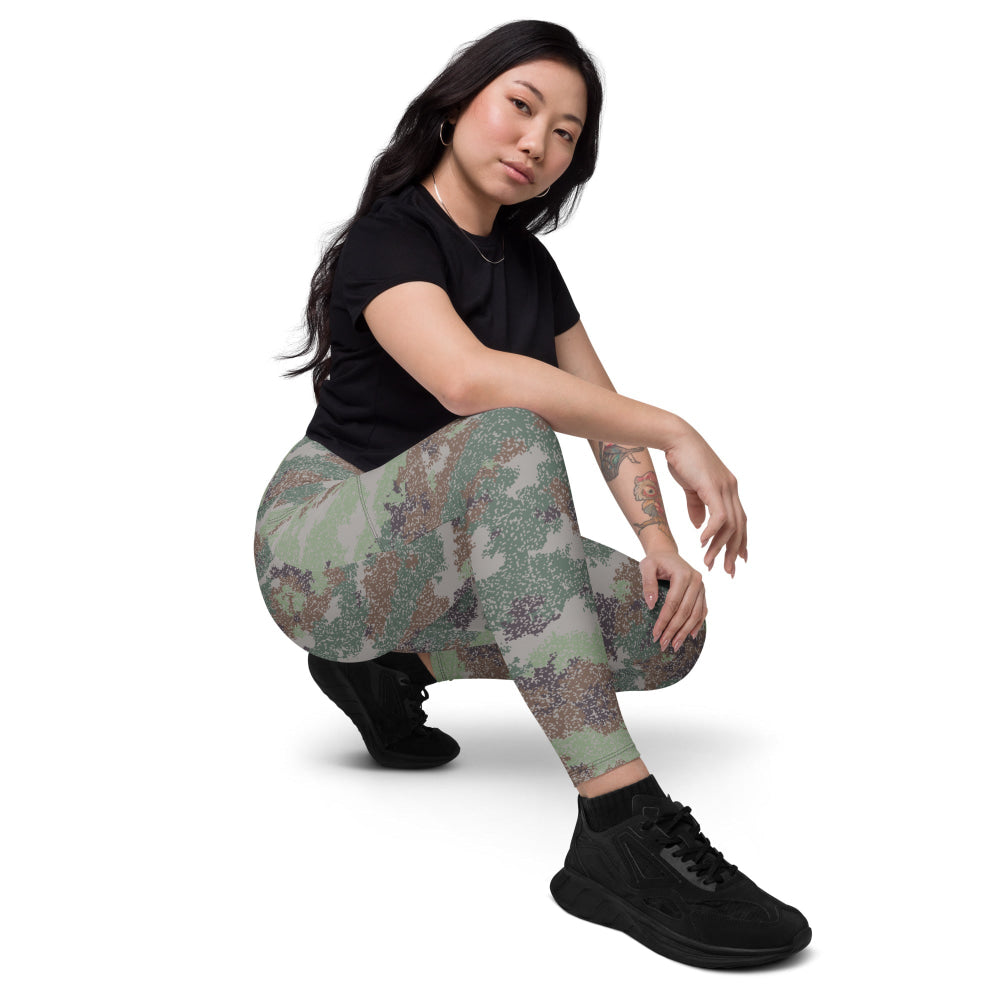 Chinese Chingchong Xingkong Starry Sky Woodland CAMO Leggings with pockets - Womens With Pockets