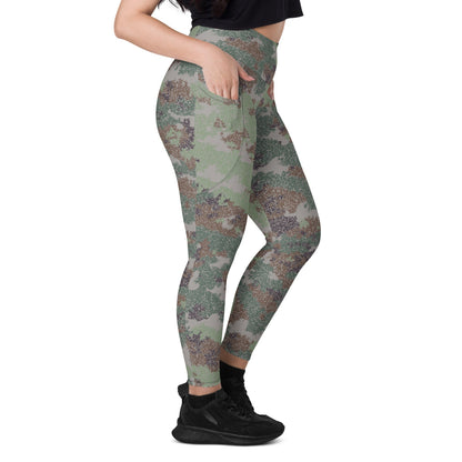 Chinese Chingchong Xingkong Starry Sky Woodland CAMO Leggings with pockets - Womens With Pockets