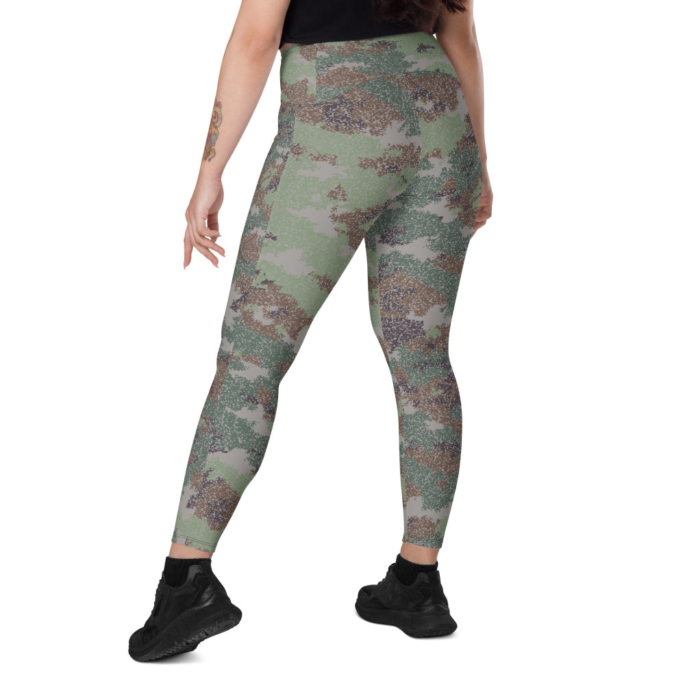 Chinese Chingchong Xingkong Starry Sky Woodland CAMO Leggings with pockets - Womens With Pockets