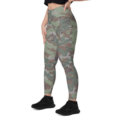 Chinese Chingchong Xingkong Starry Sky Woodland CAMO Leggings with pockets - Womens With Pockets