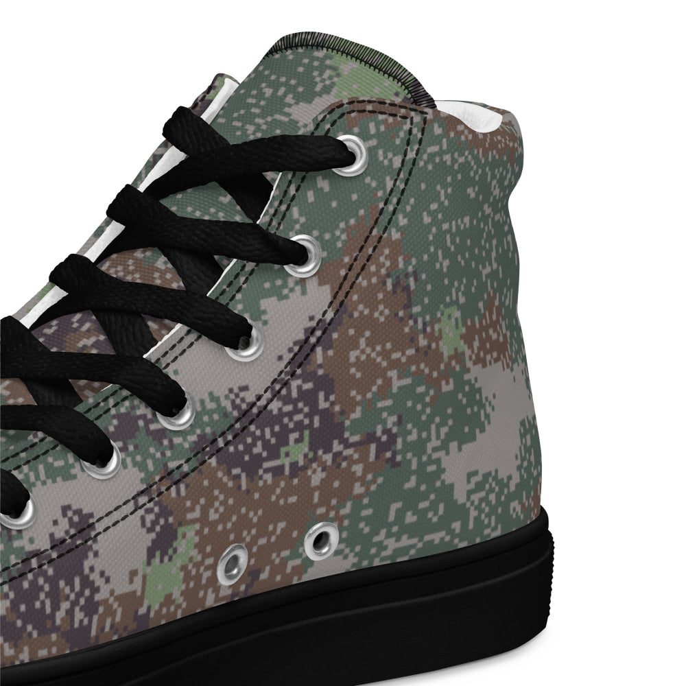 Chinese Chingchong Xingkong Starry Sky Woodland CAMO Men’s high top canvas shoes - Mens High Top Canvas Shoes