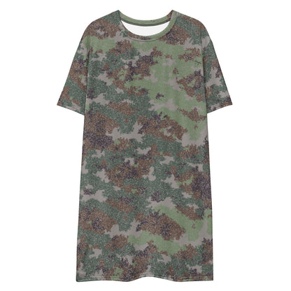 Chinese Chingchong Xingkong Starry Sky Woodland CAMO T-shirt dress - Womens T-Shirt Dress