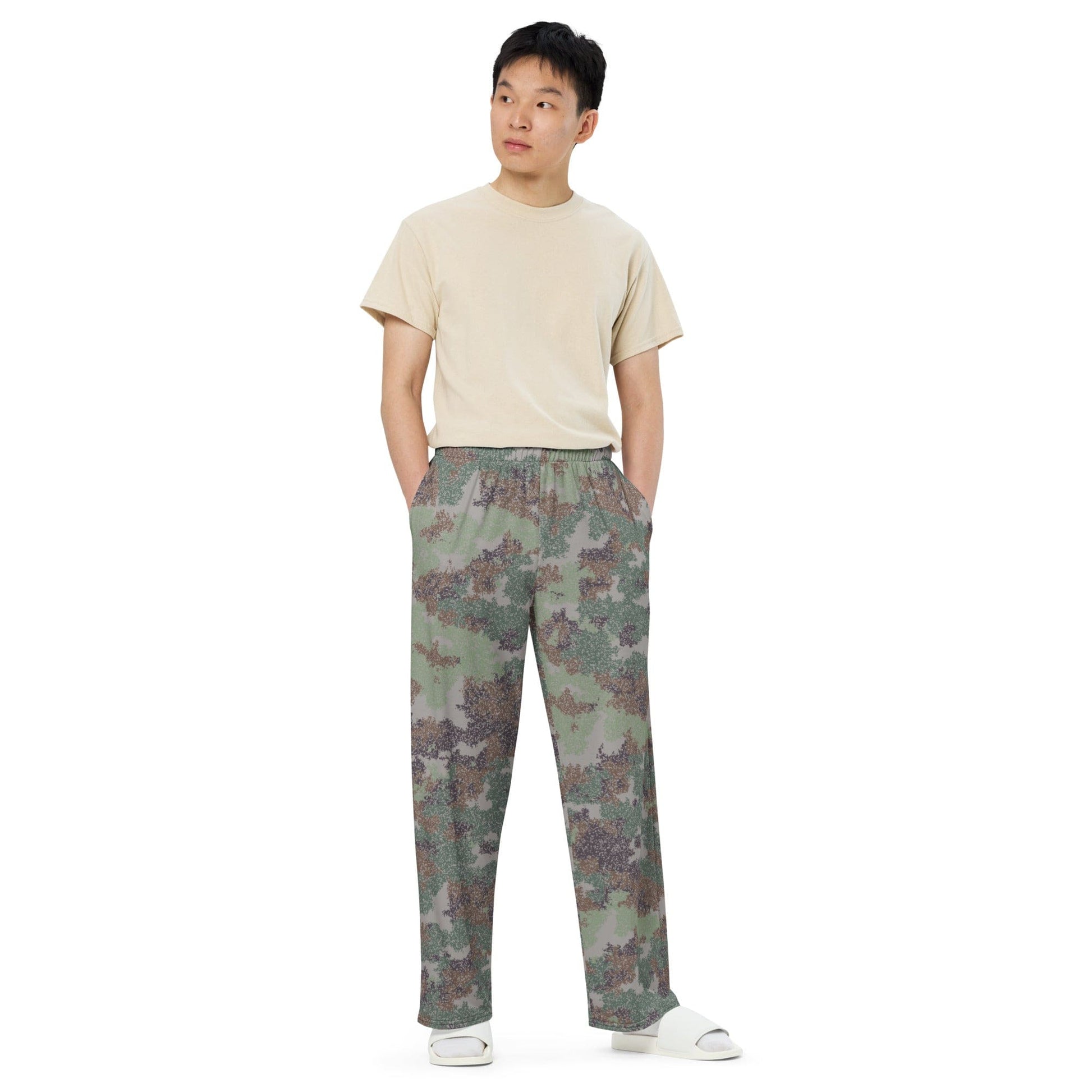 Chinese Chingchong Xingkong Starry Sky Woodland CAMO unisex wide-leg pants - Unisex Wide-Leg Pants