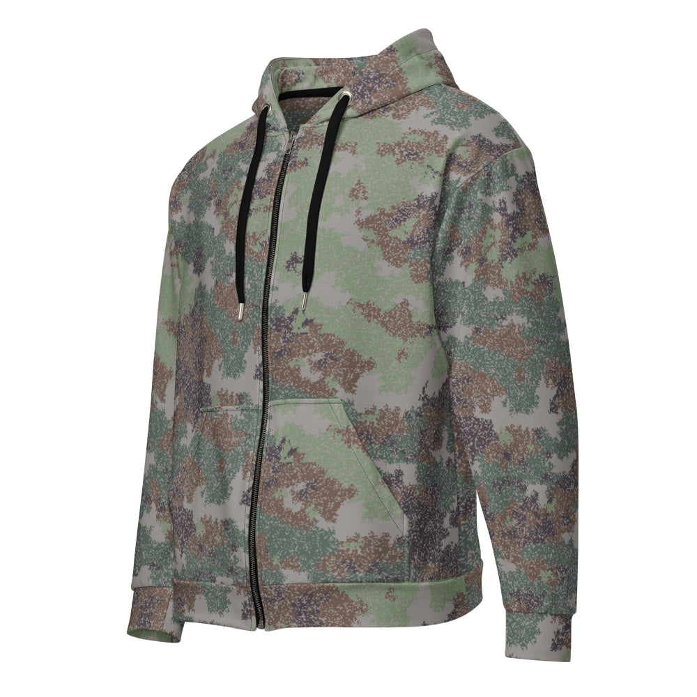 Chinese Chingchong Xingkong Starry Sky Woodland CAMO Unisex zip hoodie - 2XS - Zip Hoodie