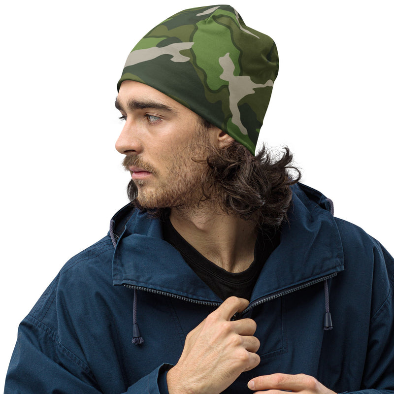 Denison Type 84 Airborne CAMO Beanie - Head