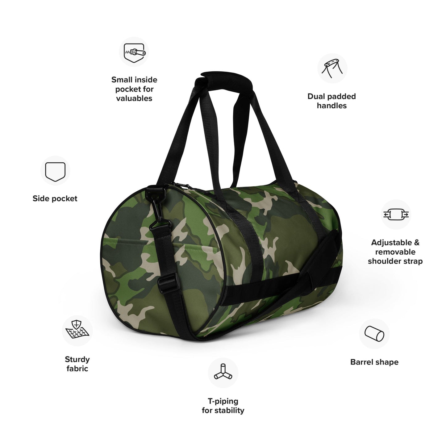 Chinese Denison Type 84 CAMO gym bag - Gym Bags