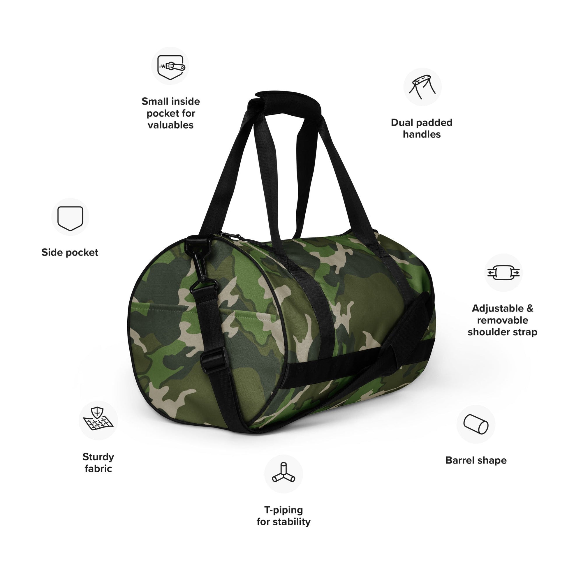 Chinese Denison Type 84 CAMO gym bag - Gym Bags