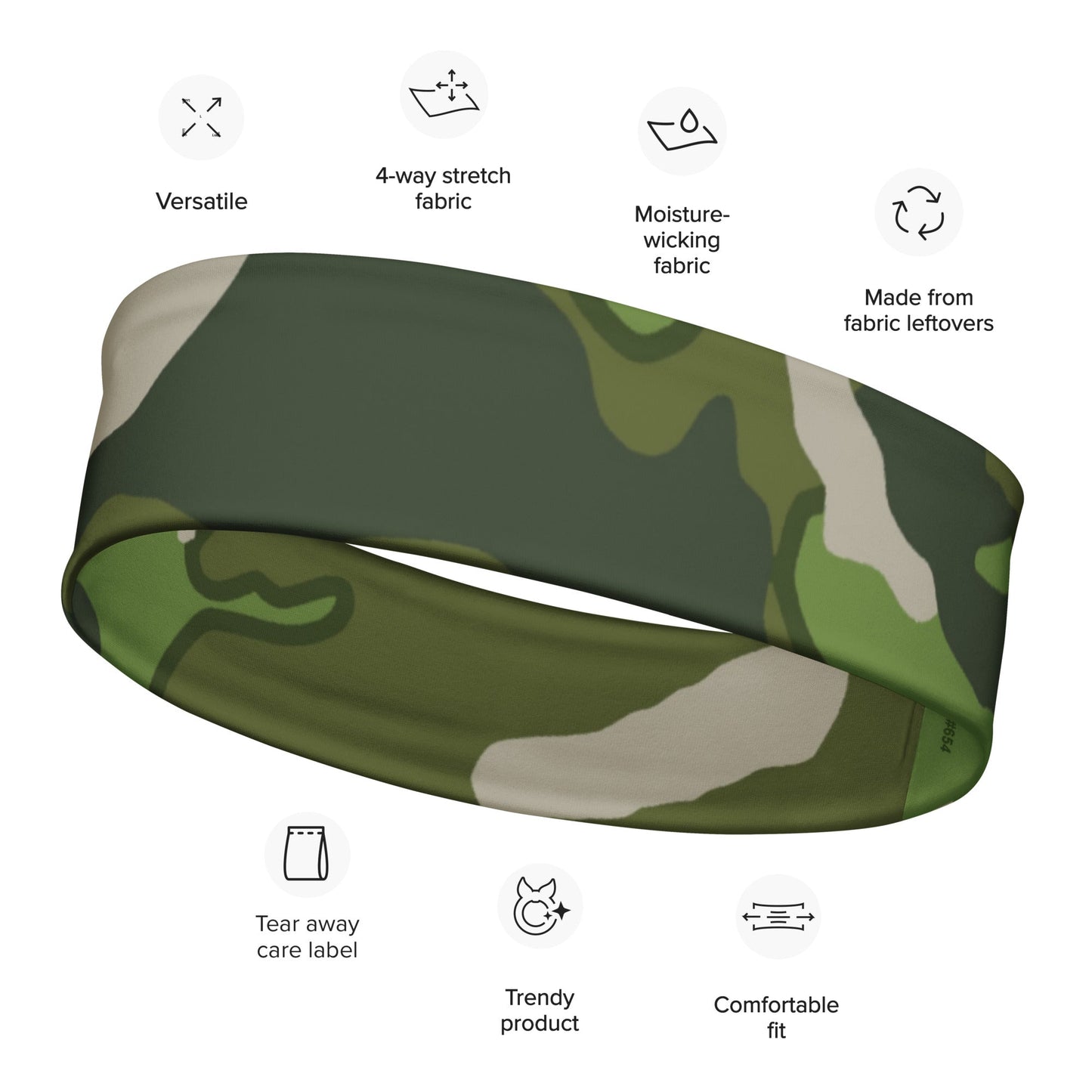 Chinese Denison Type 84 CAMO Headband Headbands