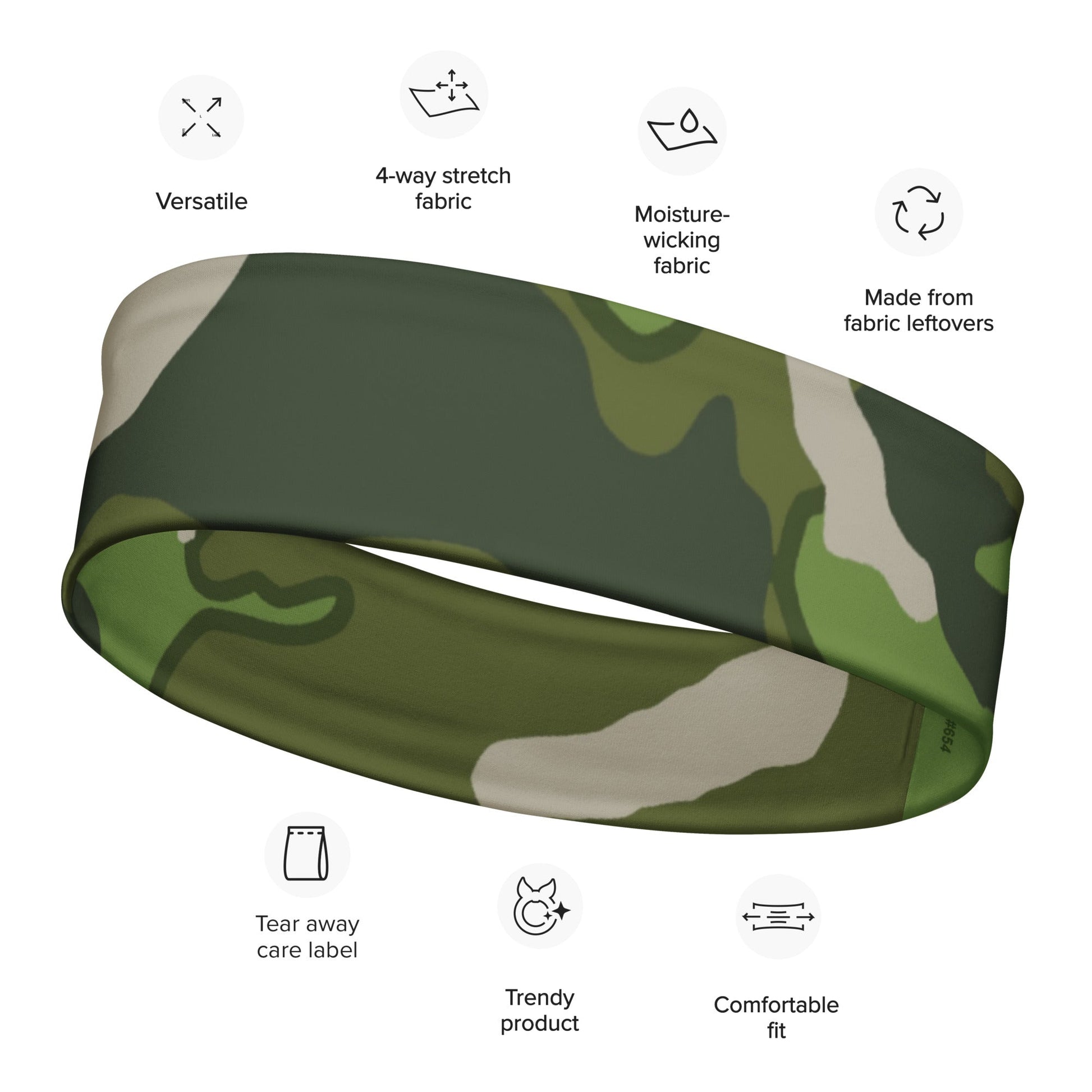 Chinese Denison Type 84 CAMO Headband Headbands