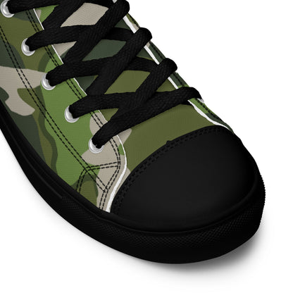 Chinese Denison Type 84 CAMO Mens high top canvas shoes - High Top Canvas Shoes