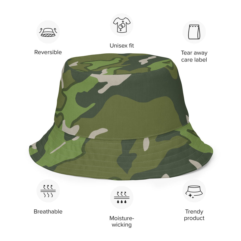 Denison Type 84 Airborne CAMO Reversible Bucket Hat - Head