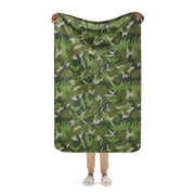 Denison Type 84 Airborne CAMO Sherpa Blanket - 37″×57″