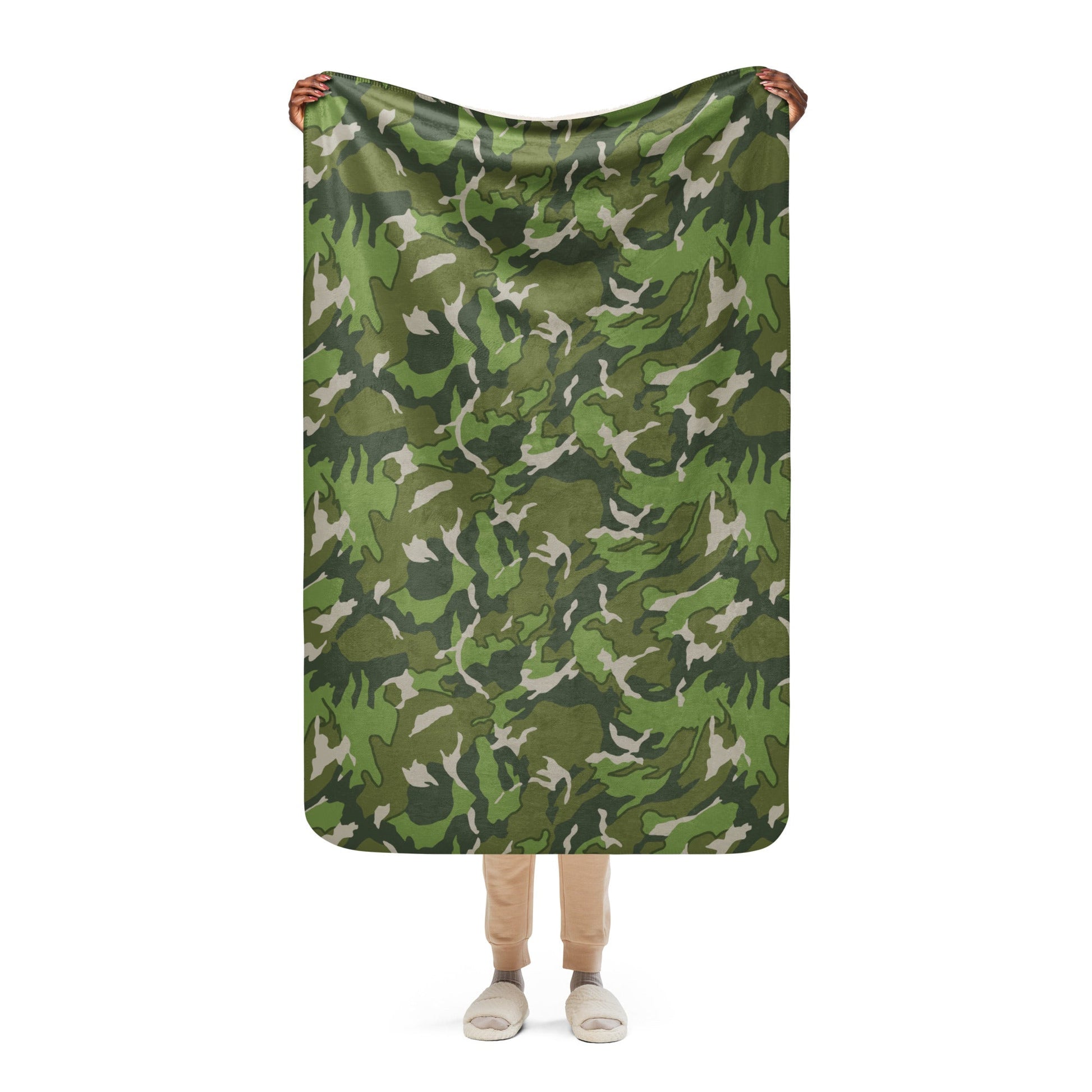Chinese Denison Type 84 CAMO Sherpa blanket - 37″×57″ - Blankets