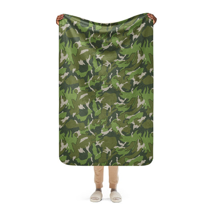 Chinese Denison Type 84 CAMO Sherpa blanket - 37″×57″ - Blankets