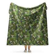 Denison Type 84 Airborne CAMO Sherpa Blanket - 60″×80″
