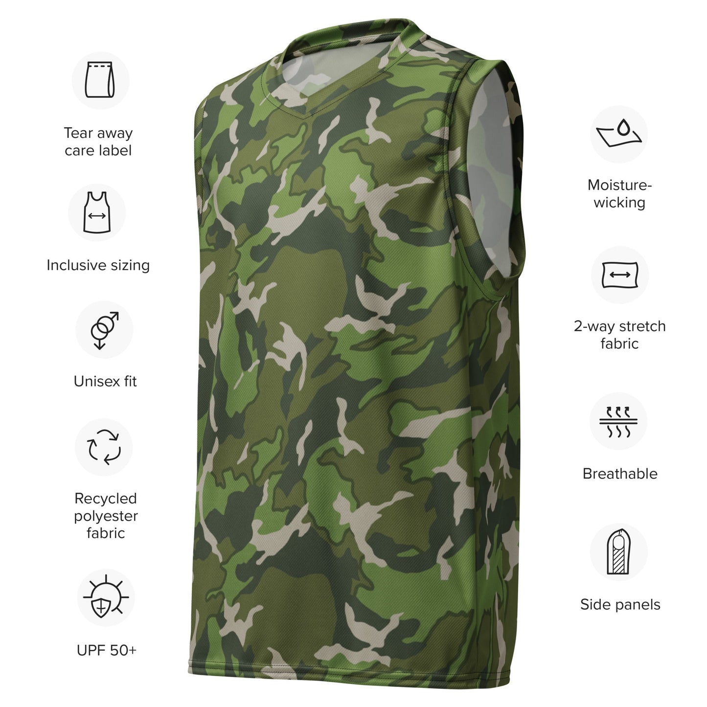 Chinese Denison Type 84 CAMO unisex basketball jersey - Basketball Jerseys