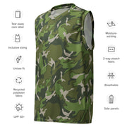 Denison Type 84 Airborne CAMO Unisex Basketball Jersey
