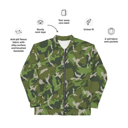 Chinese Denison Type 84 CAMO Unisex Bomber Jacket - Jackets