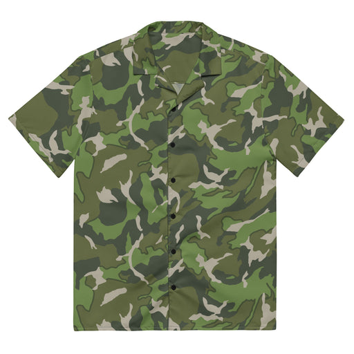 Denison Type 84 Airborne CAMO Unisex Short-Sleeve Button Shirt - 2XS - Button-Up